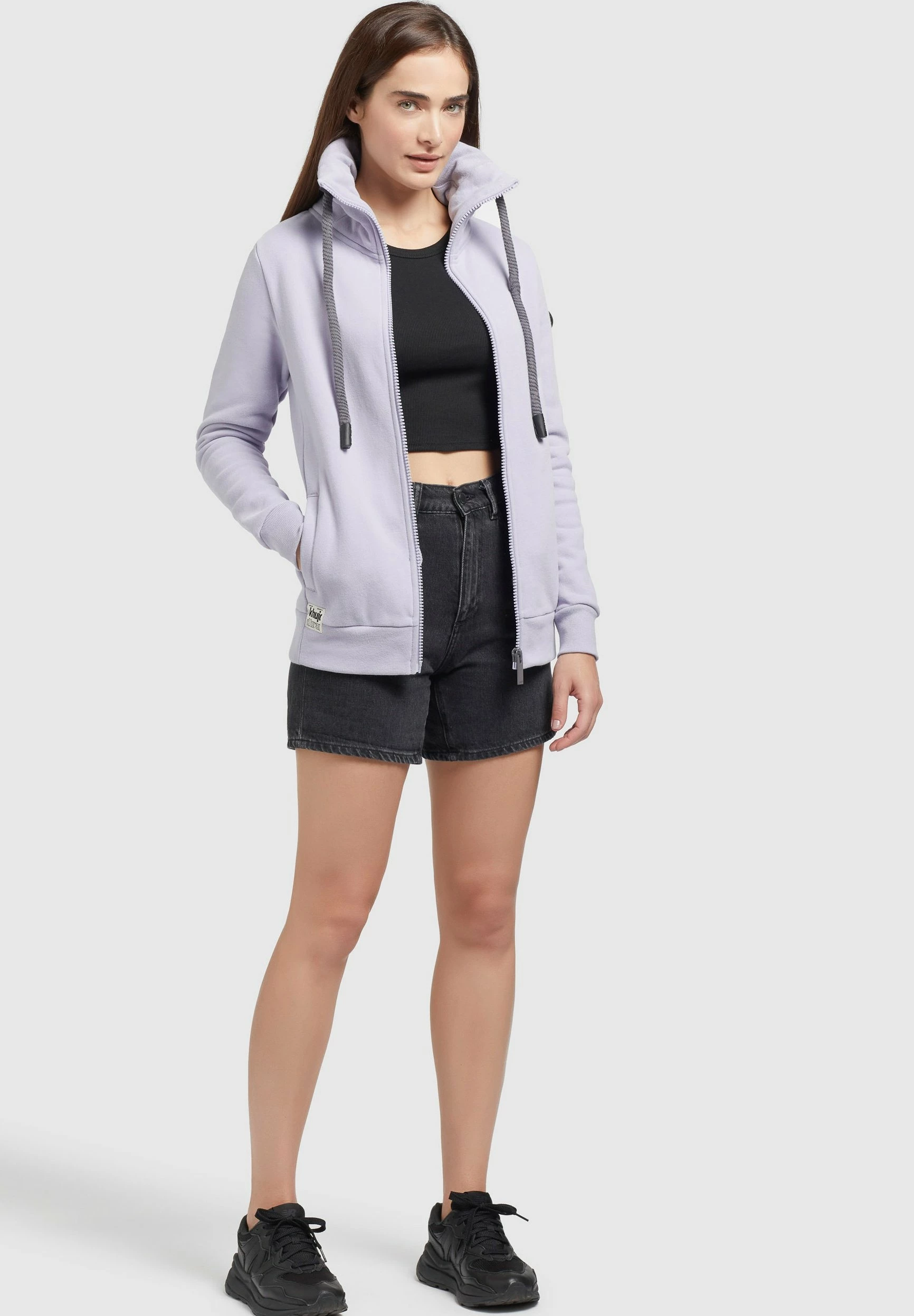 Khujo Tosta - Sweater Met Rits - Flieder 9 Khujo Tosta - Sweater Met Rits - Flieder - Afbeelding 7