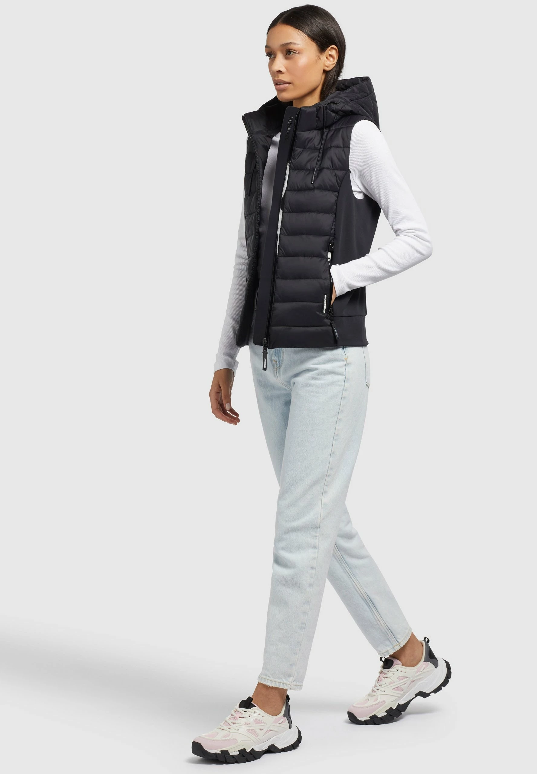 Khujo Fabia Matt - Bodywarmer - Schwarz 4 Khujo Fabia Matt - Bodywarmer - Schwarz - Afbeelding 2