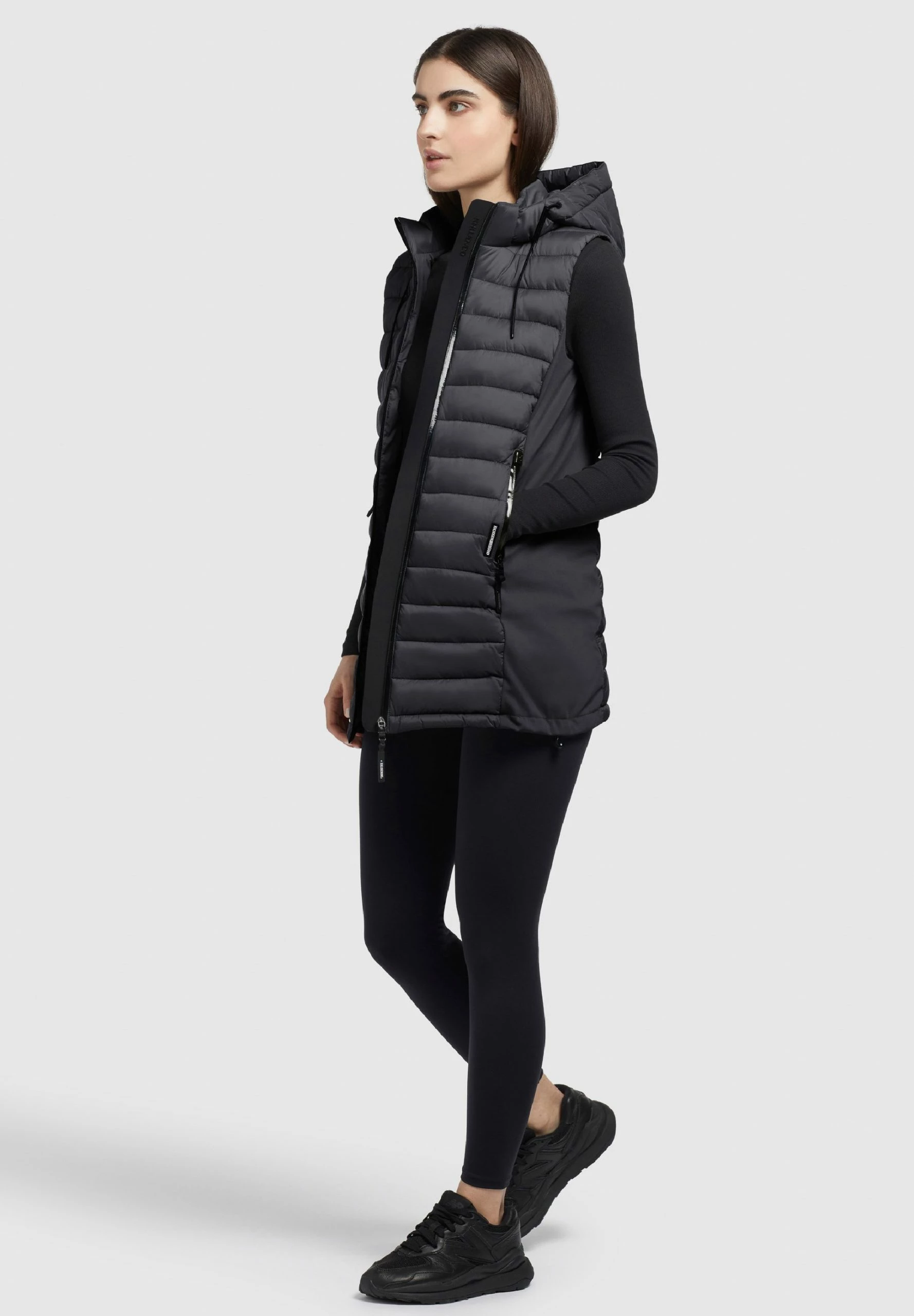Khujo Weste Becca Matt - Bodywarmer - Schwarz 4 Khujo Weste Becca Matt - Bodywarmer - Schwarz - Afbeelding 2