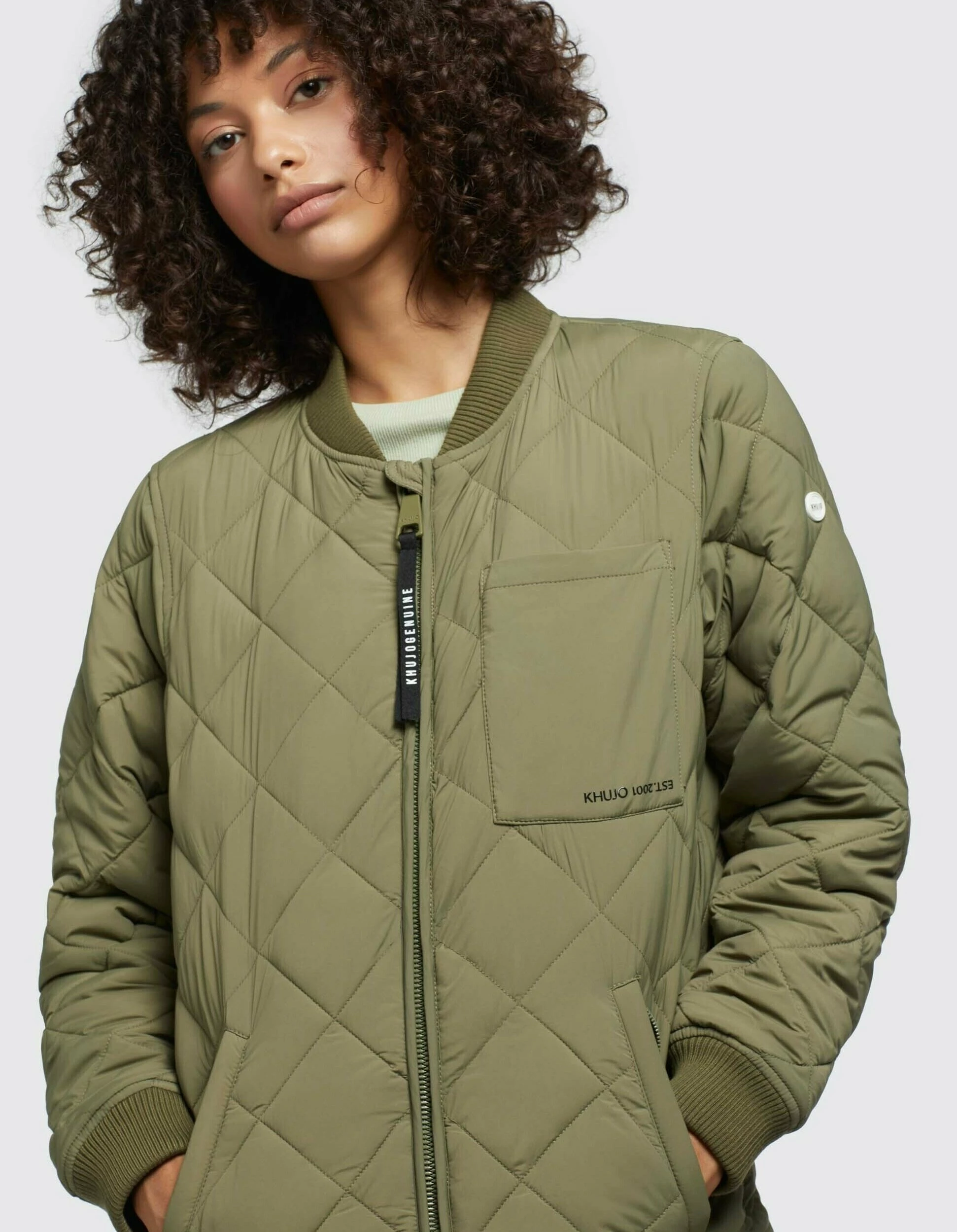 Khujo Mary - Winterjas - Olivgrün 6 Khujo Mary - Winterjas - Olivgrün - Afbeelding 4
