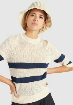 Khujo Chumane - T-Shirt Print - Sand/Dark Blue 14 Khujo Chumane - T-Shirt Print - Sand/Dark Blue -Khujo Winkel c0690b5fd1034e57bb843c30652a755c