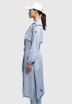Khujo Garda - Trenchcoat - Blau -Khujo Winkel c5e63df31170434ebae8b4e00d194bc2