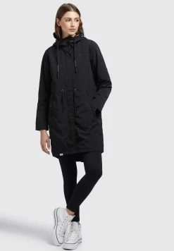 Khujo Adda - Halflange Jas - Schwarz -Khujo Winkel d1281d78b1fd487db2ffa03884b42344