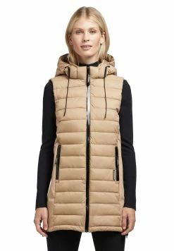 Khujo Weste Becca Matt - Bodywarmer - Beige
