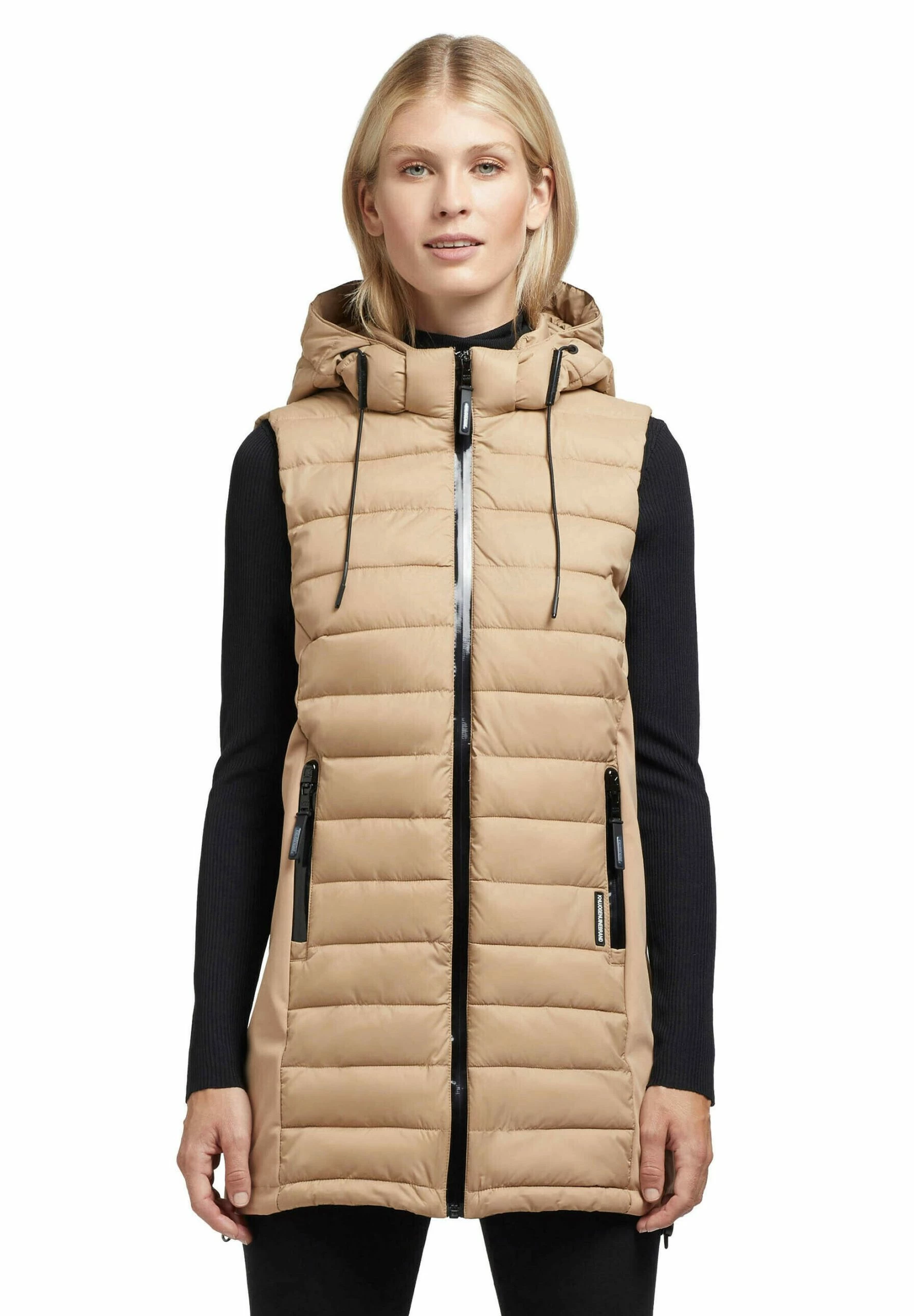 Khujo Weste Becca Matt - Bodywarmer - Beige 3 Khujo Weste Becca Matt - Bodywarmer - Beige
