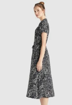 Khujo Goya - Blousejurk - Schwarz Weiß Gemustert -Khujo Winkel db3ba4c323e04867943de2d8a4ed61d2