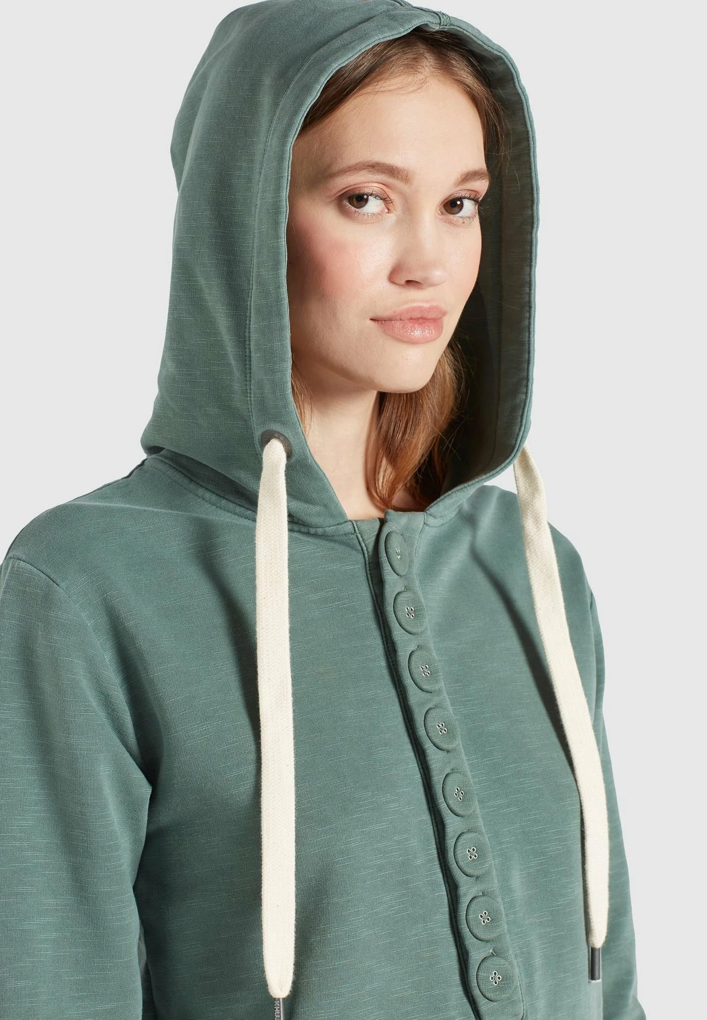 Khujo Keiki - Hoodie - Aqua Gewaschen 7 Khujo Keiki - Hoodie - Aqua Gewaschen - Afbeelding 5