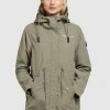 Khujo Caima - Parka - Graugrün -Khujo Winkel e5fdae56988a46d59669bfe5b8caee43