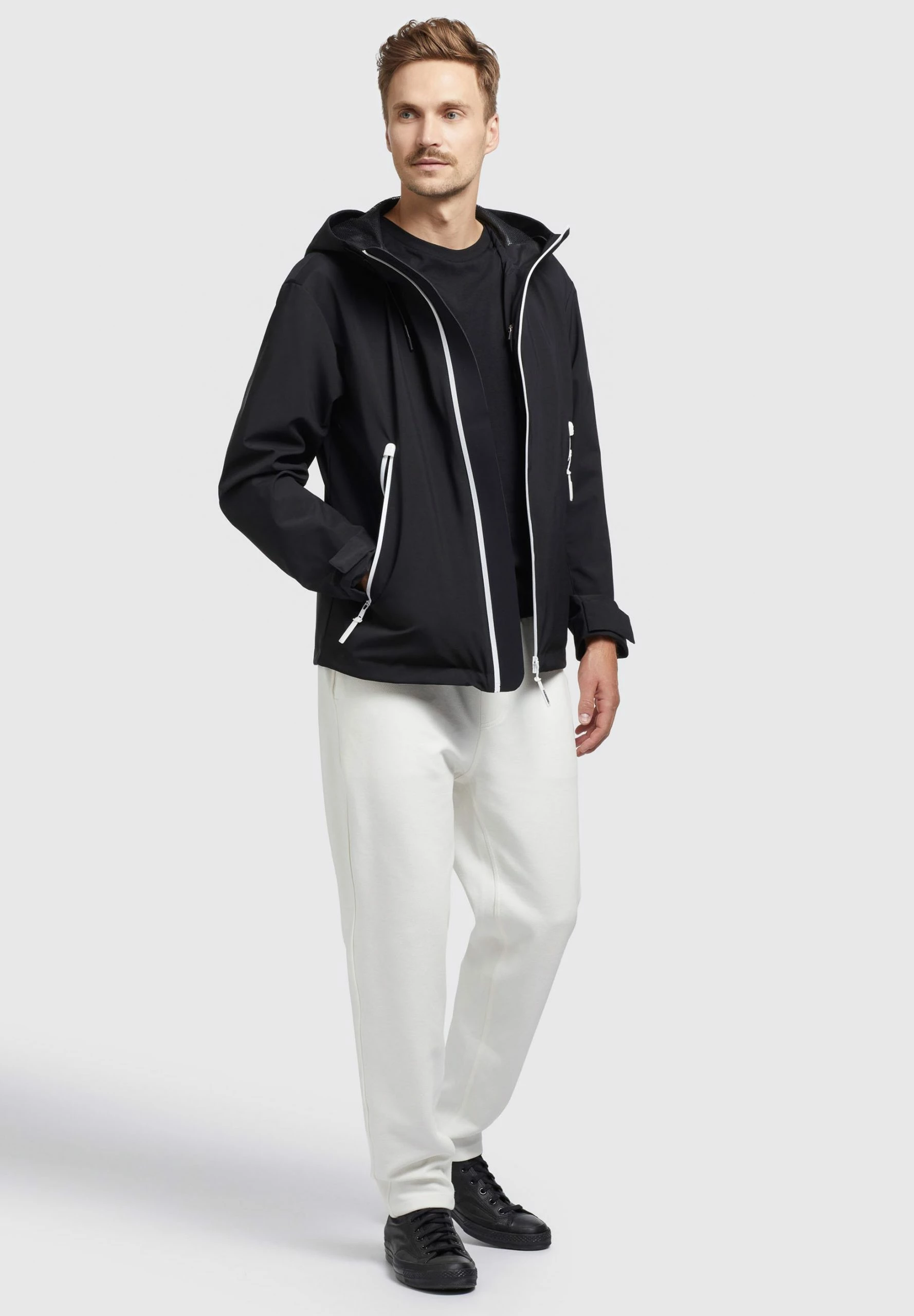 Khujo Neal - Outdoorjas - Schwarz 4 Khujo Neal - Outdoorjas - Schwarz - Afbeelding 2