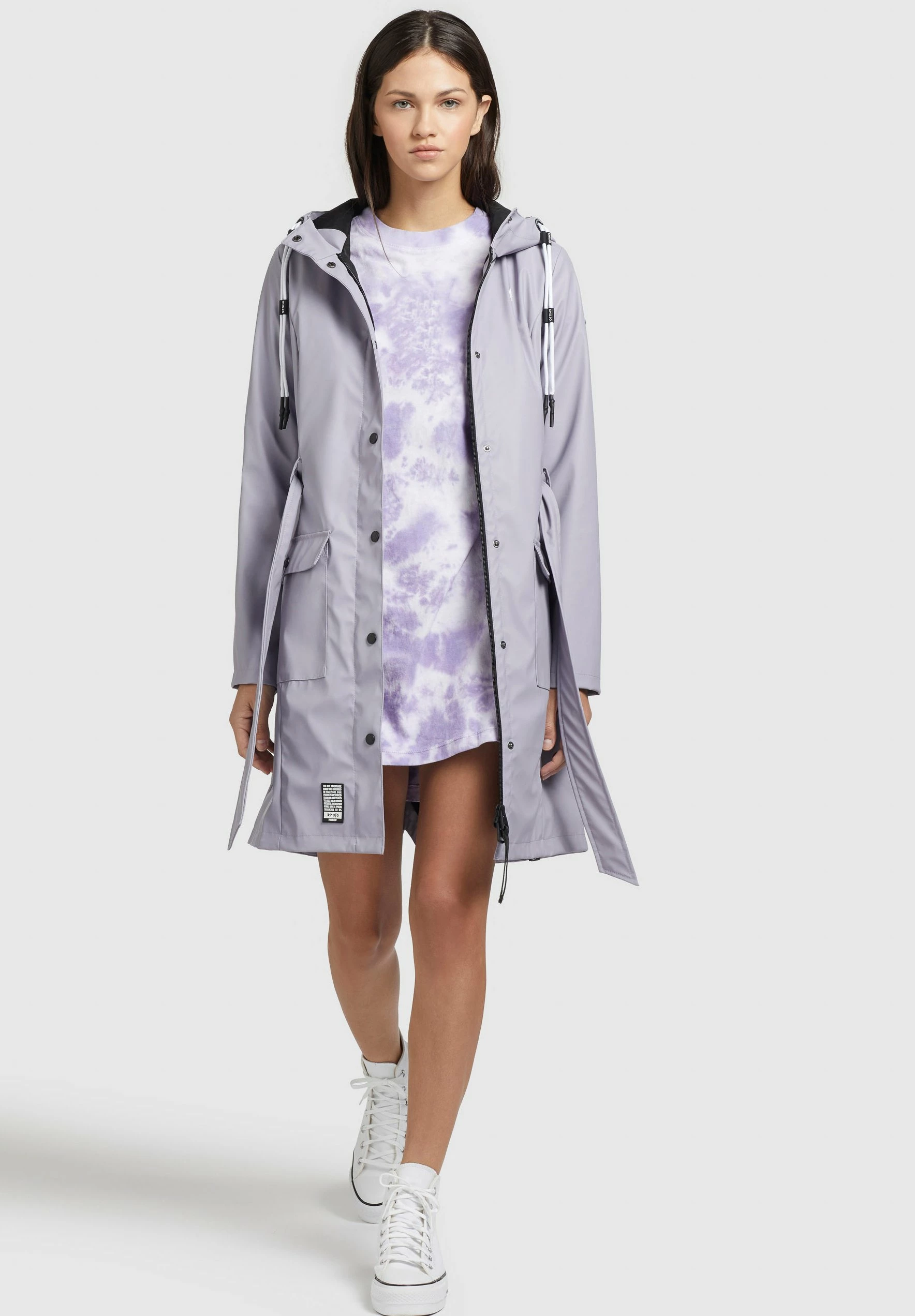Khujo Glenna - Regenjas - Flieder 4 Khujo Glenna - Regenjas - Flieder - Afbeelding 2