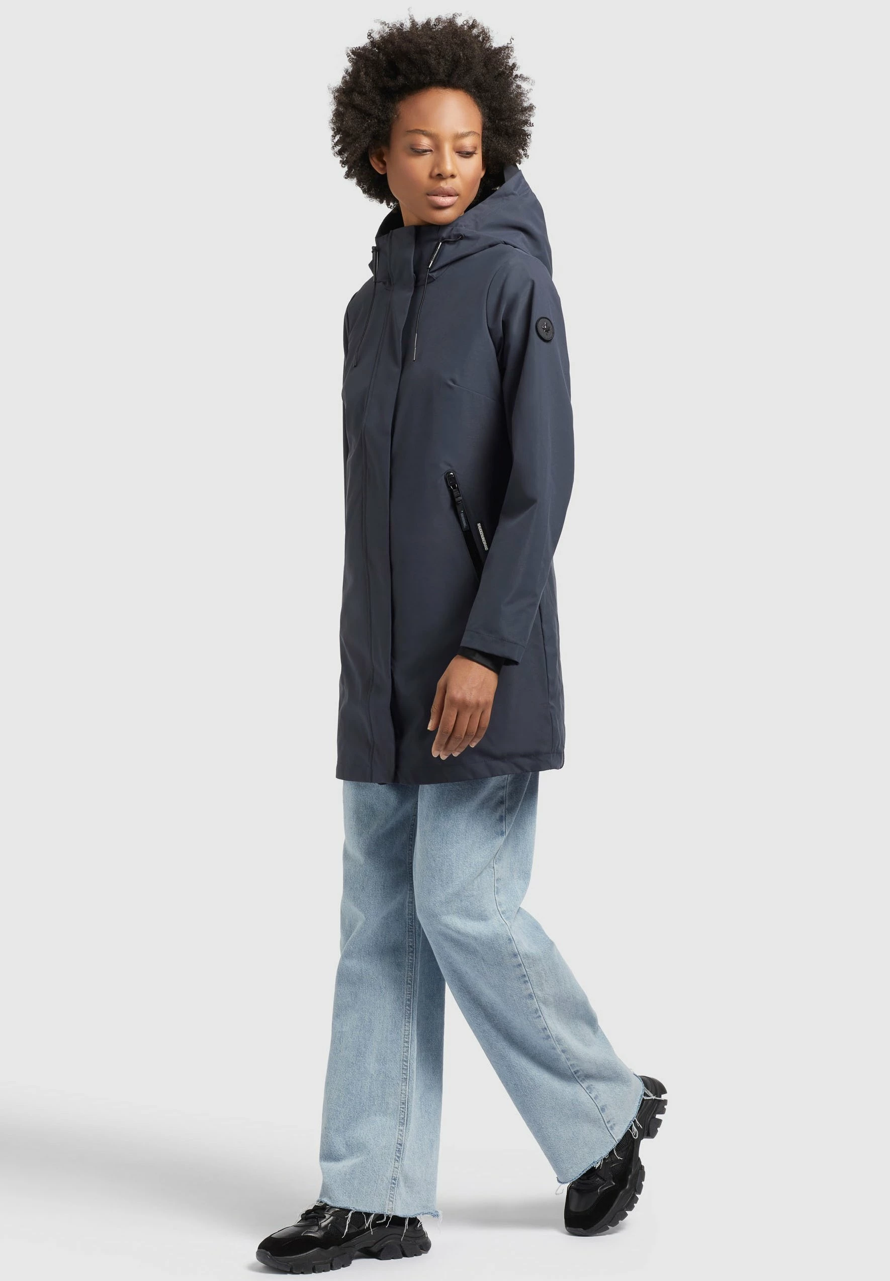 Khujo Izaf - Regenjas - Dunkelblau 4 Khujo Izaf - Regenjas - Dunkelblau - Afbeelding 2