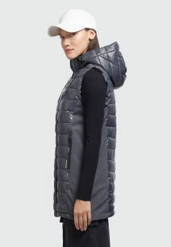 Khujo Becca Shiny - Bodywarmer - Grau -Khujo Winkel ef3b56f8521a4214aa66e7b08695b5e3