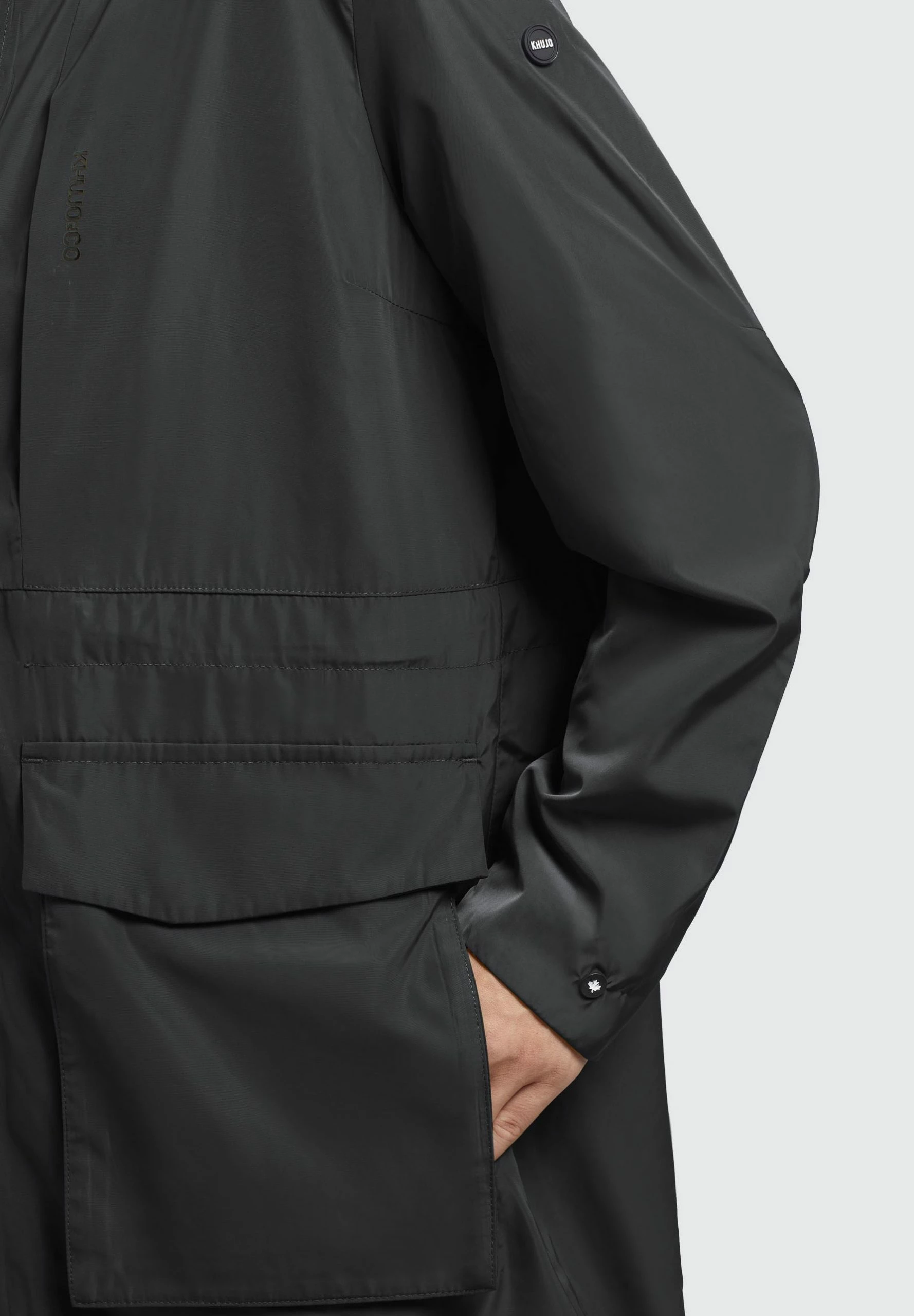 Khujo Mantel Ging - Halflange Jas - Schwarz 7 Khujo Mantel Ging - Halflange Jas - Schwarz - Afbeelding 5