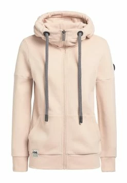 Khujo Salomea - Sweater Met Rits - Aprikot -Khujo Winkel fae348422dba48a8a0a42c3b1fbcb025