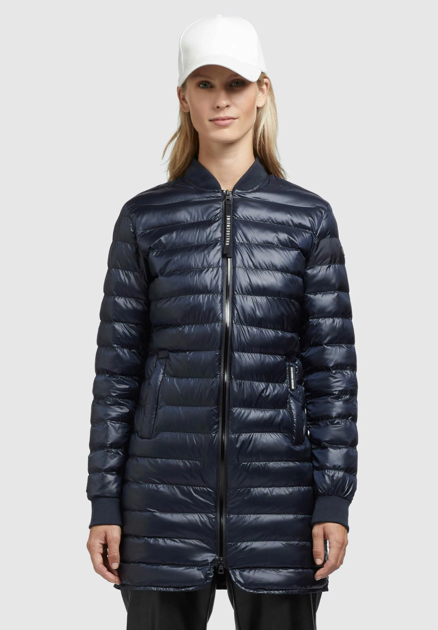 Khujo Greta Shiny - Jas - Dunkelblau 3 Khujo Greta Shiny - Jas - Dunkelblau