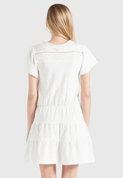 Khujo Kapua - Jurk - Weiß -Khujo Winkel fbaf23bf7b064e1682ba7a56f6652387